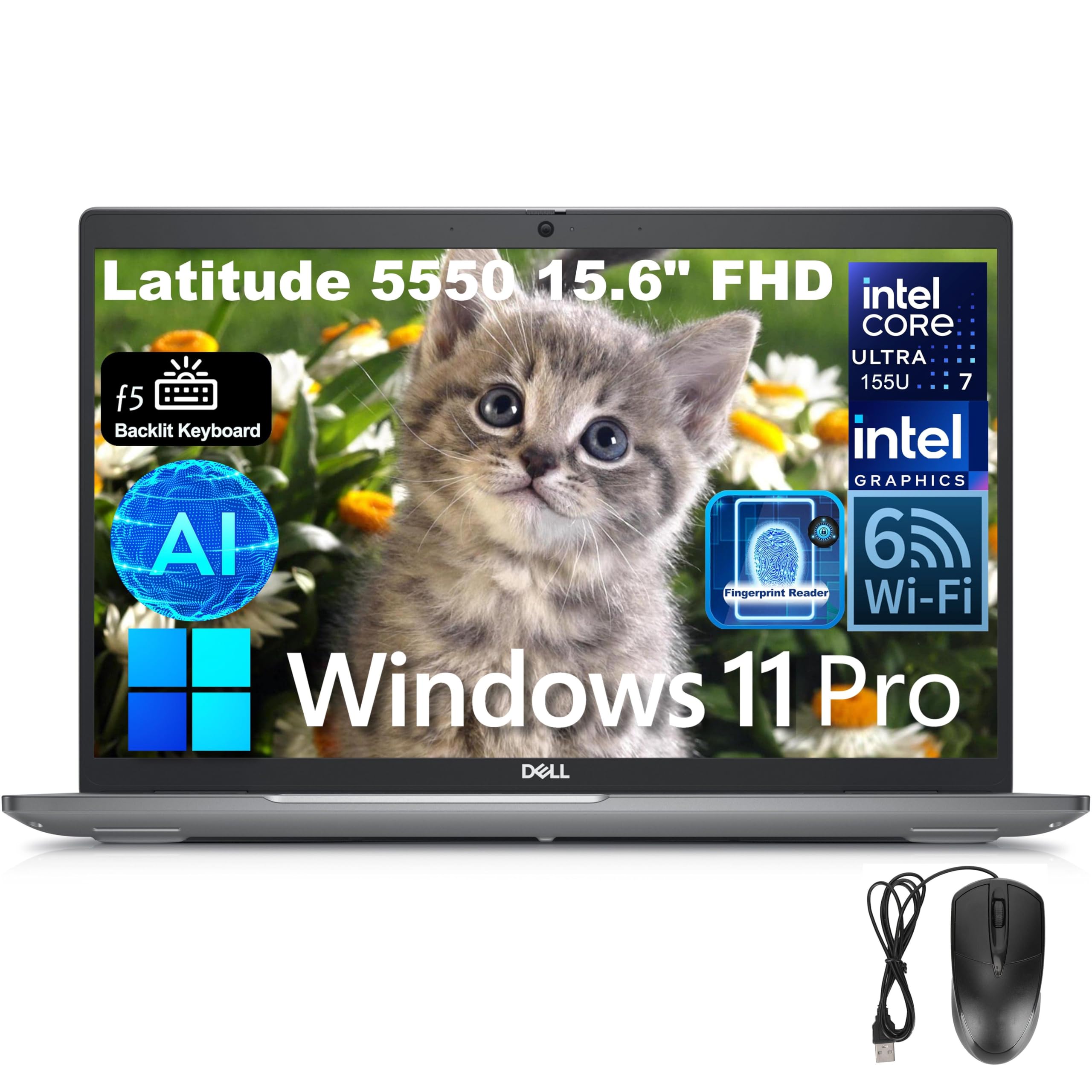 Amazon.co.jp: Dell Latitude 5550 ビジネスAIノートパソコン、15.6
